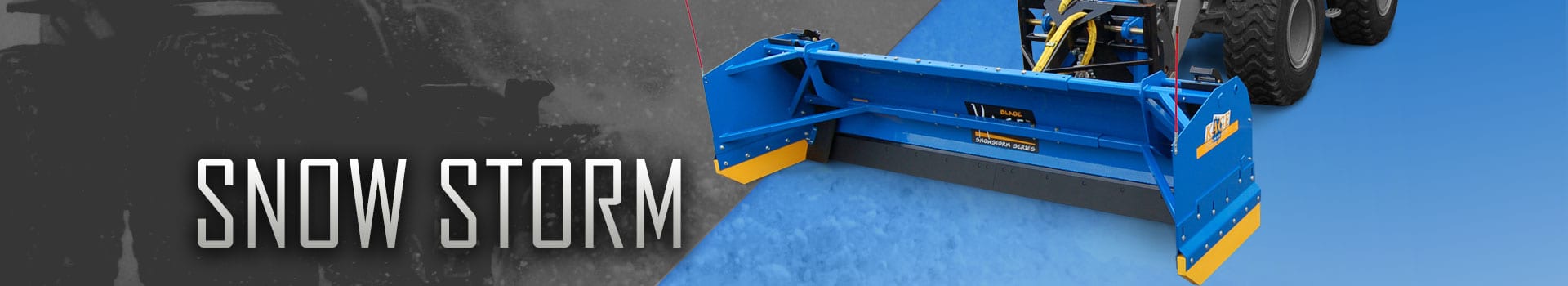 SNOWSTORM Front Loader Snow Plow by KAGE® Innovation